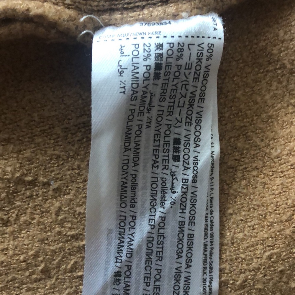 Mango Tan Open-Front Coat - Picture 9 of 10